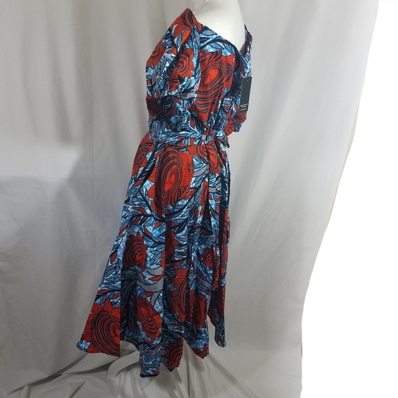 Fayo Ofuure African Print Dress 3XL New - Picture 4 of 16